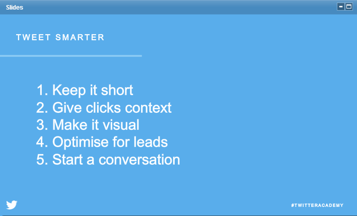 Twitter Best Practices