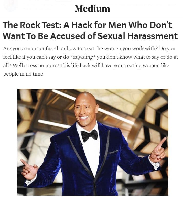 Screenshot of the article from Medium