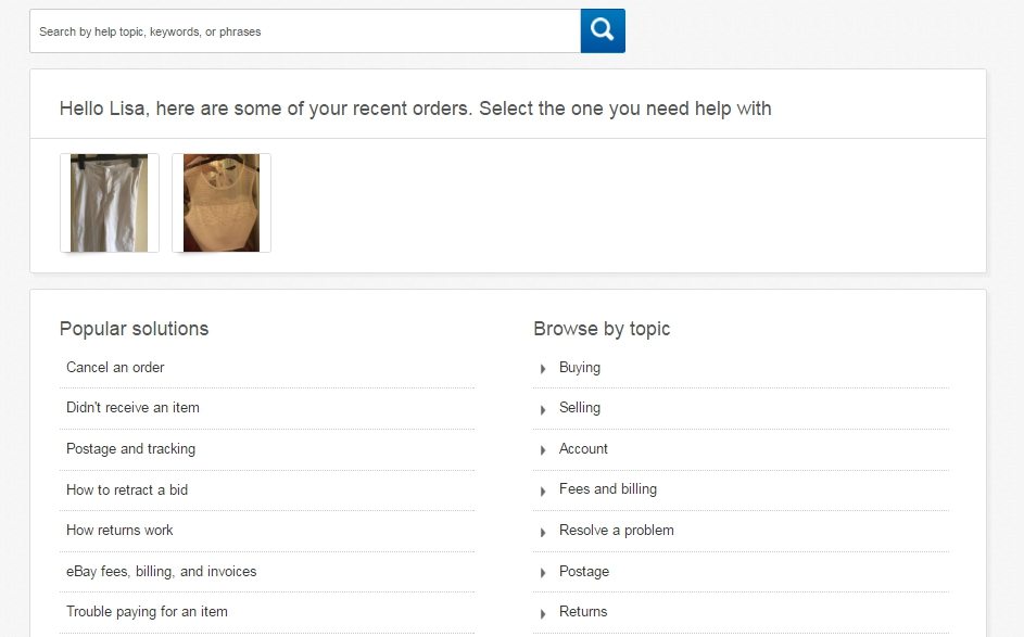 FAQ pages - ebay2 - browser media