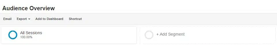 GA Advanced Segments - locate segments
