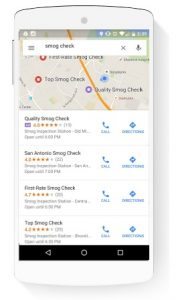 Local ads on mobile app