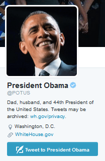 Obama twitter