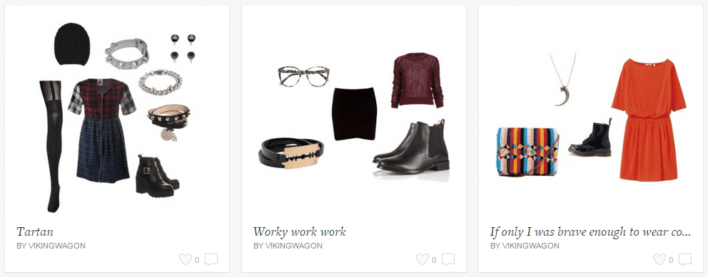 Polyvore Sets Example