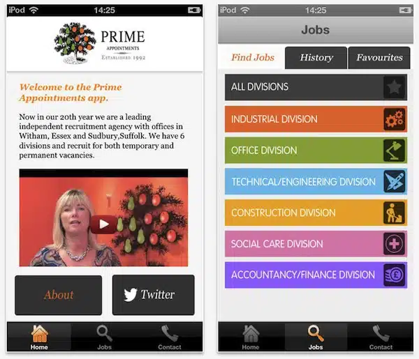 Prime Appointments App Screenshots