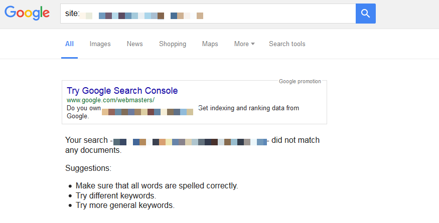 SERPs - site indexing issues