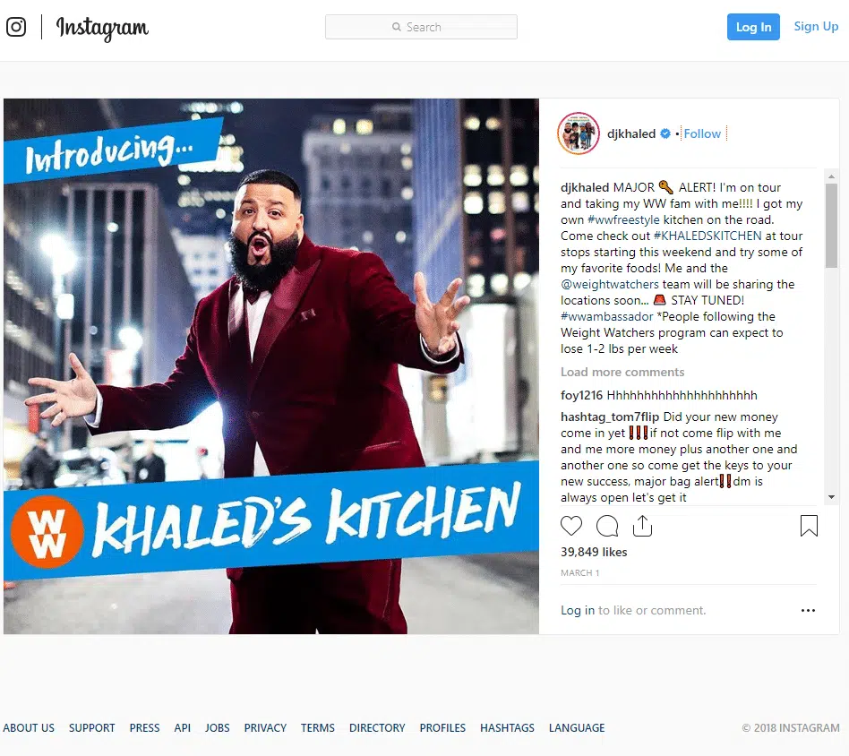 marketing campaigns that worked - DJ Khaled's food tour