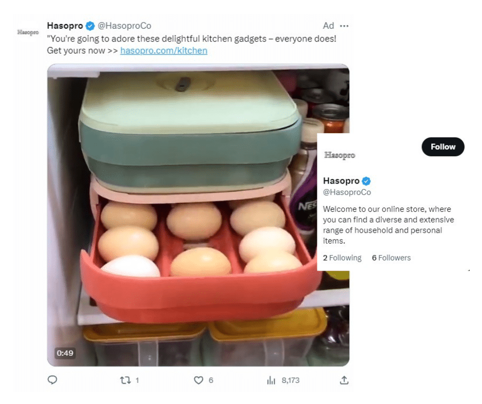 low quality twitter x ad 2