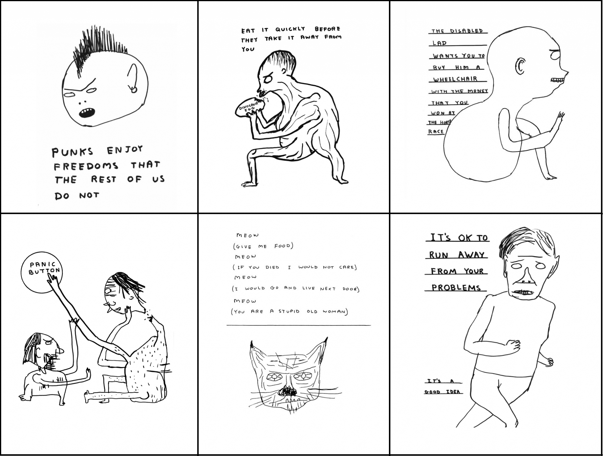 Victoria Spall's Collection of David Shrigley Faves