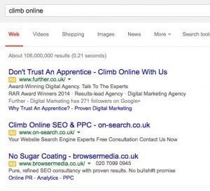 climb-online PPC LOLZ - my five - browser media