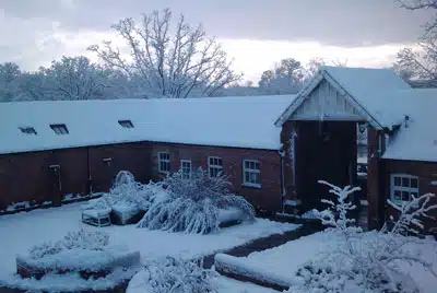 Brrrr - cold and wintry morning