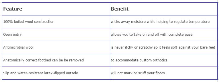 features and beenfits on zappos