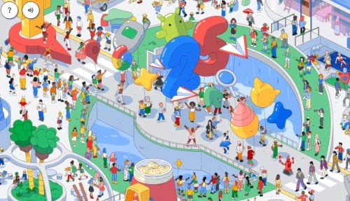 Google 25 years search playground