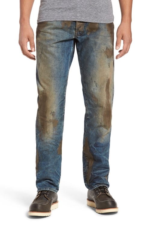 Stupid muddy jeans for people with too much money