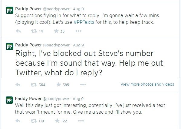 Paddy Power Twitter Stream