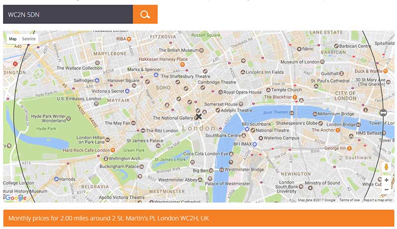 Park Let Pricing Tool