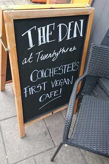 vegan cafe Colchester
