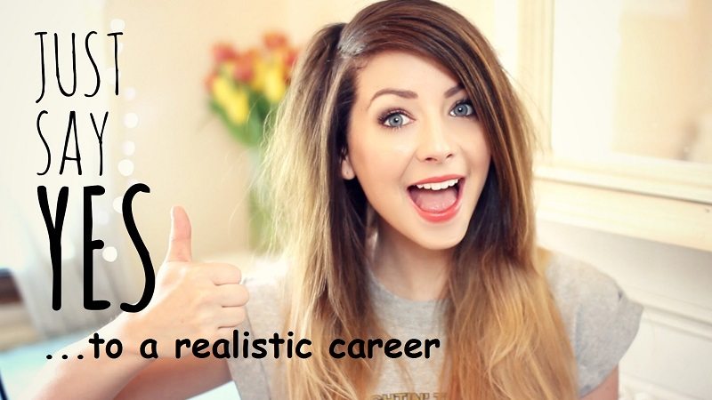 youtube career - zoella
